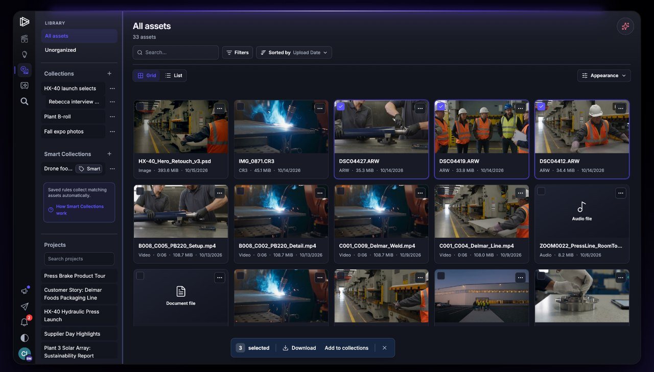 The Vidloft asset library